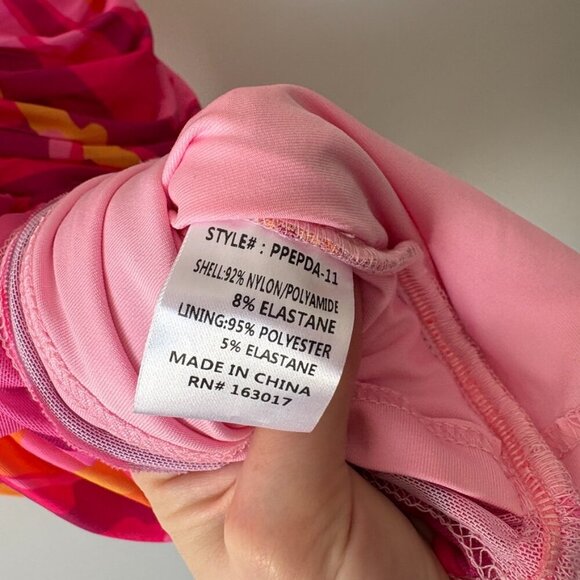 Princess Polly Corset Charmie Mini Dress Pink Orange Size 8 - Picture 8 of 8